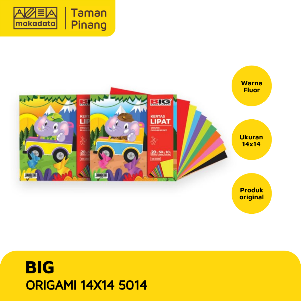 

ORIGAMI / KERTAS LIPAT BIG 14x14CM 5014 MURAH