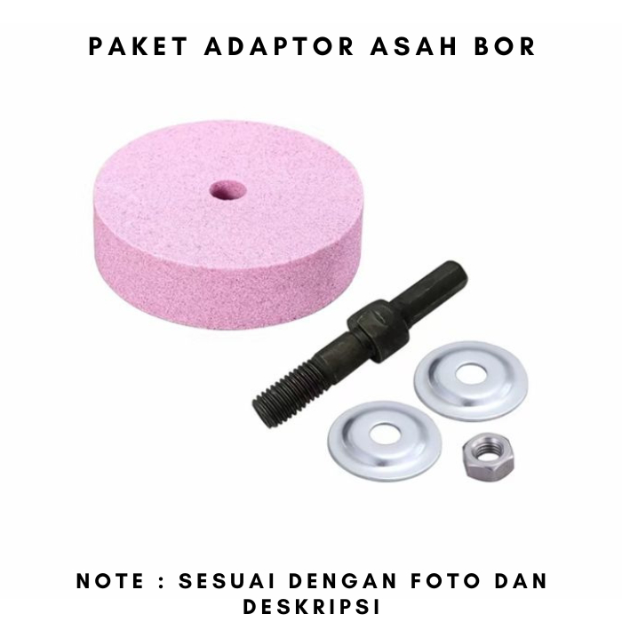Paket Batu Gerinda Duduk  Asahan 3 Inch Mata Batu Asah Gerinda Angle Grinder 3"