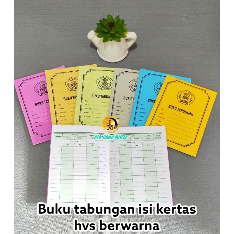 

Buku tabungan warna warni