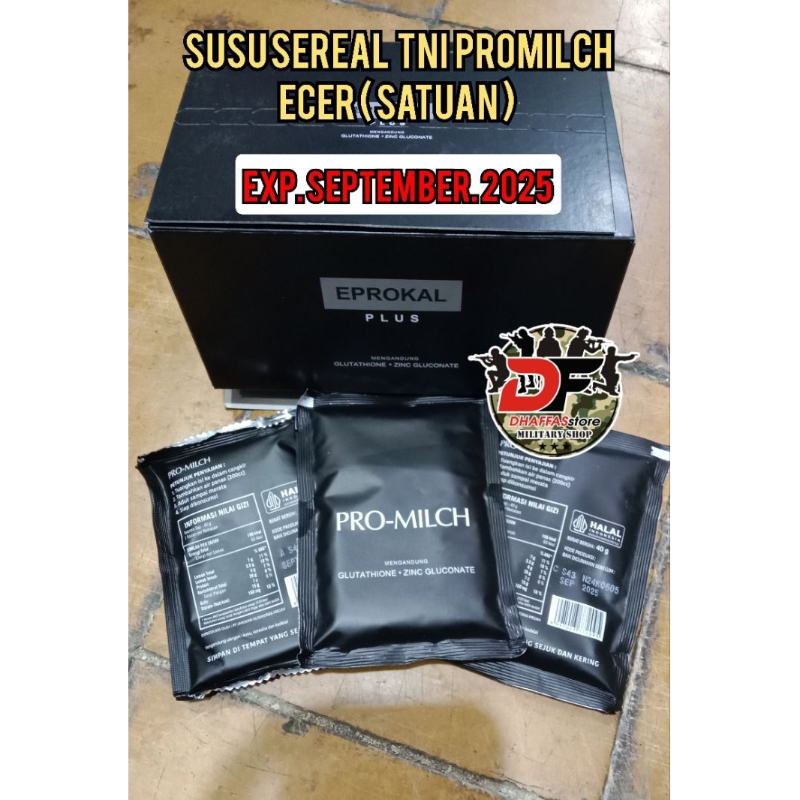 

PROMO ECERAN 1 PCS SUSU SEREAL TNI. RANSUM SUSU SEREAL PROMILCH JATAH TNI EXP NOVEMBER 2025. ECERAN SEREAL PROMILCH JATAH TNI
