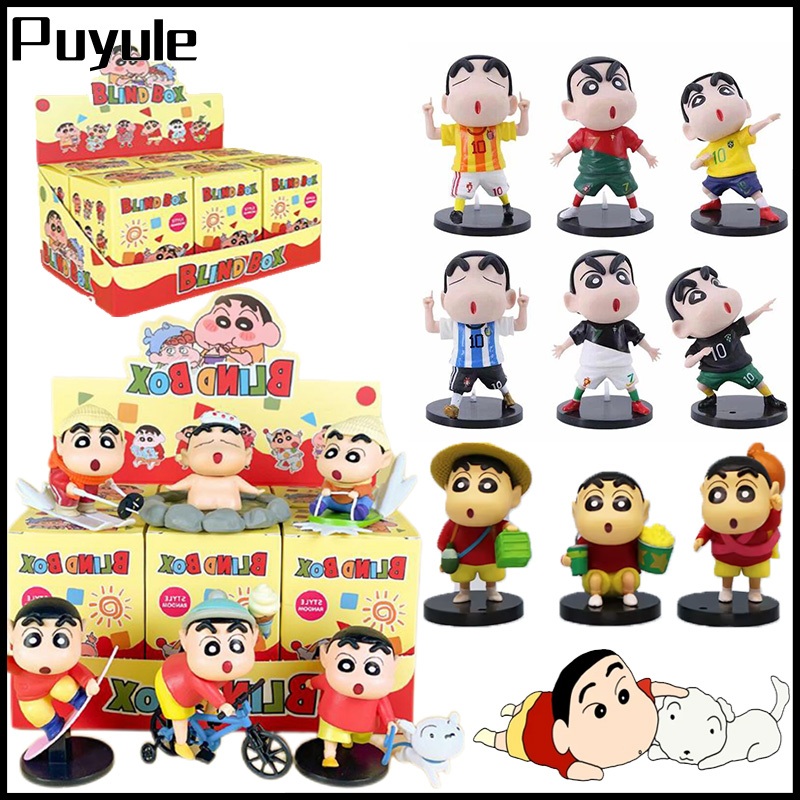 Puyule Mainan Crayon Shinchan Blind Box / Blind Box Shini-RANDOM BLIND BOX