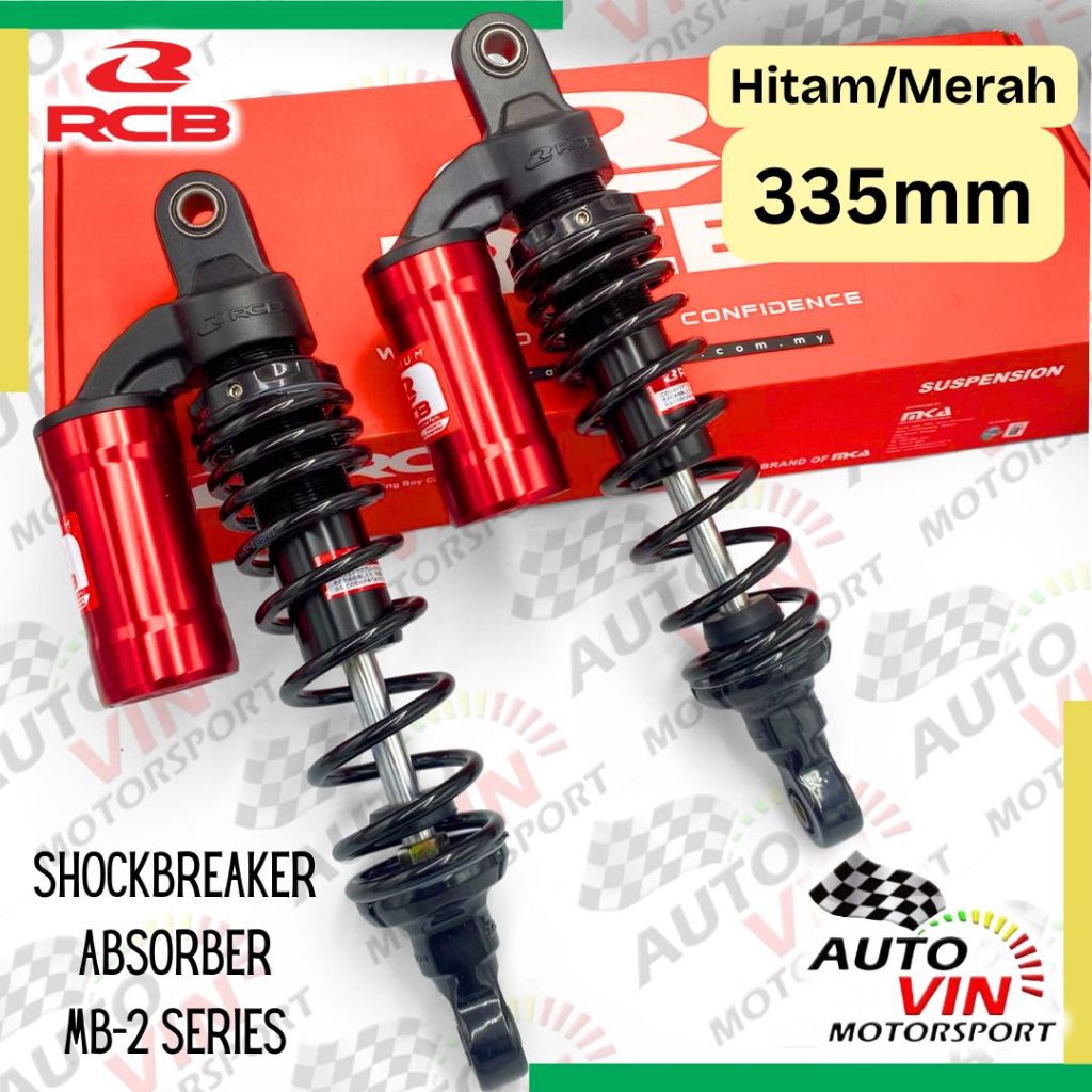Shockbreaker RCB Tabung Absorber MB-2 Series RX King Bebek 335mm PNP Original Racing Boy 335 mm