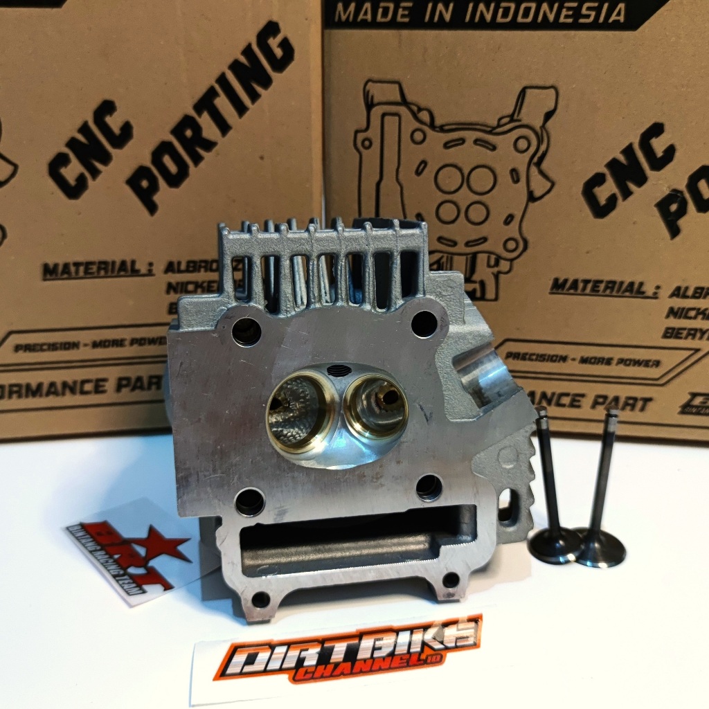 DEKSEL HEAD BRT CNC PORTING JUPITER Z 110 5TP VEGA R + Klep Carbon 26 23 28 24 29 24 30 25 34 29