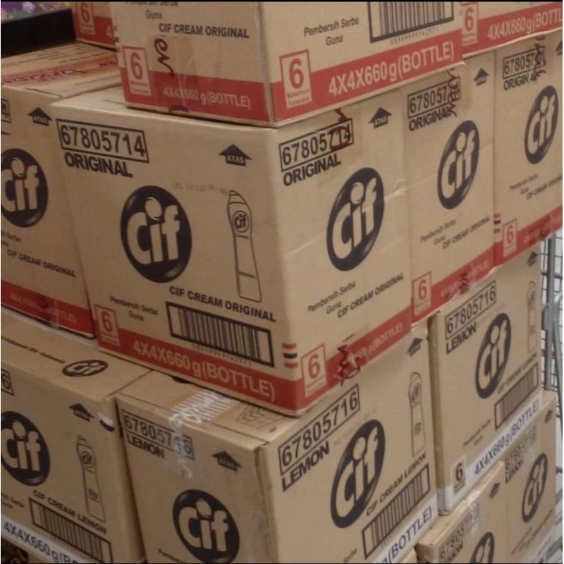 CIF CREAM BOTOL (ORIGINAL / LEMON)