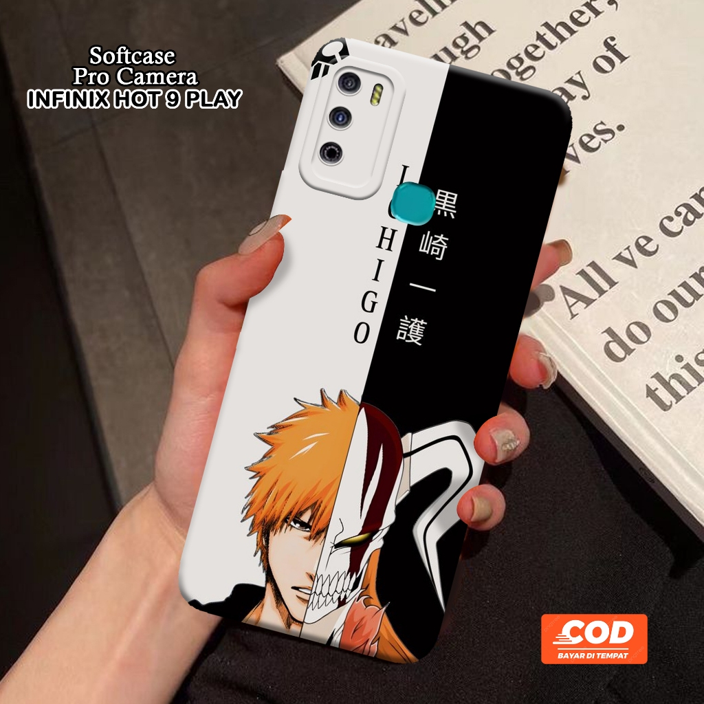 Softcase Infinix Hot 9 Play - ORORA - Casing Infinix Hot 9 Play - Motif case Anime - Infinix - Softc