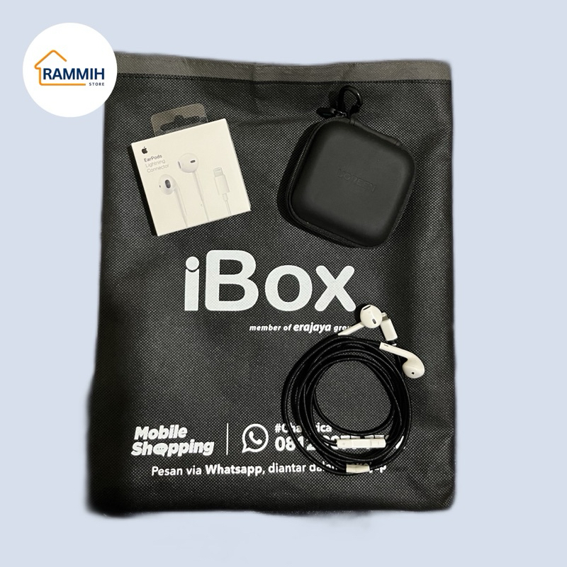 Dijual Murah earphone Apple Type Lightning Ex iBox Banyak Bonusnya