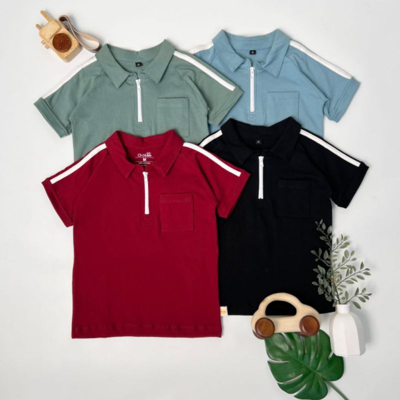 REJECT SALE -ZIPO POLO SHIRT/KAOS POLO ANAK LAKI-LAKI