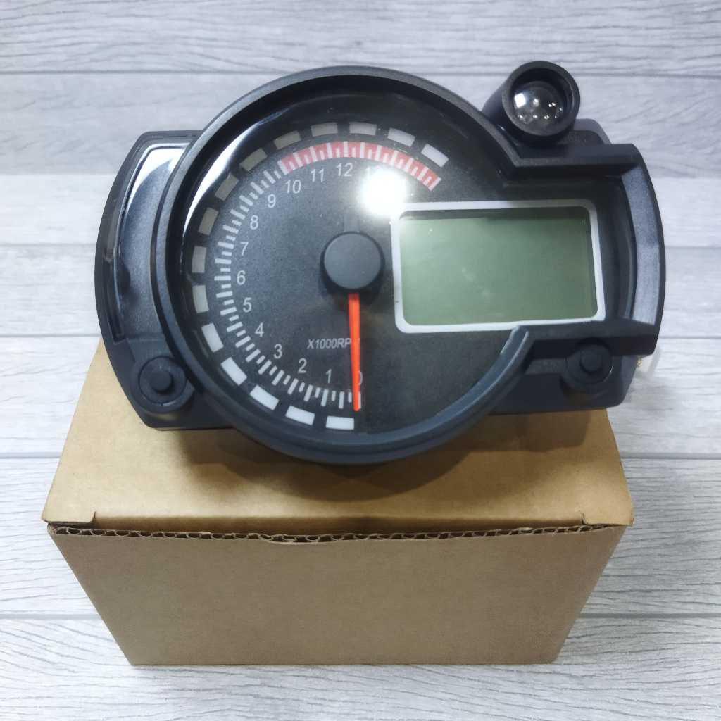 Speedometer Digital + RPM Model RX2N Koso Kilometer Assy Gauge Digital Igawa Koso RX2N Universal Bis