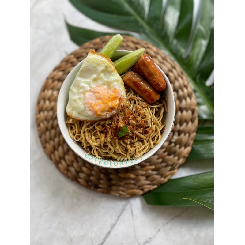

Mie Goreng Sehat Diet Low Calorie Low Carb Low Gluten Low MSG No Sugar Rendah Karbo Diet Eat Keto Diary Halal MUI