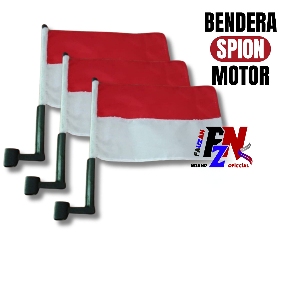 Bendera spion motor Indonesia Bendera tangan Indonesia bendera spion palestina Bendera tangan palest