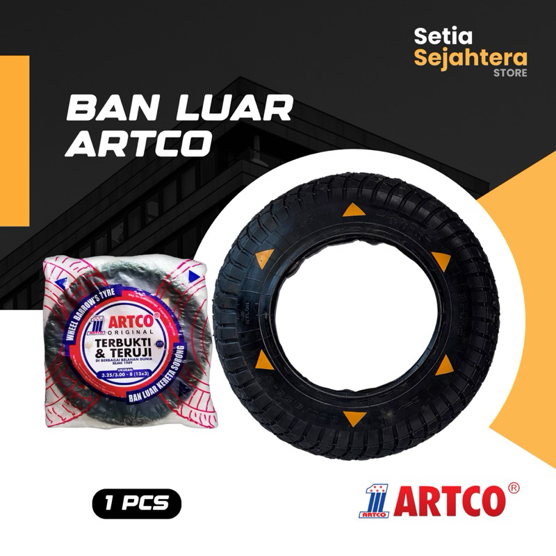 ARTCO Ban Luar Gerobak Kereta Sorong Dorong Pasir - 1 pcs