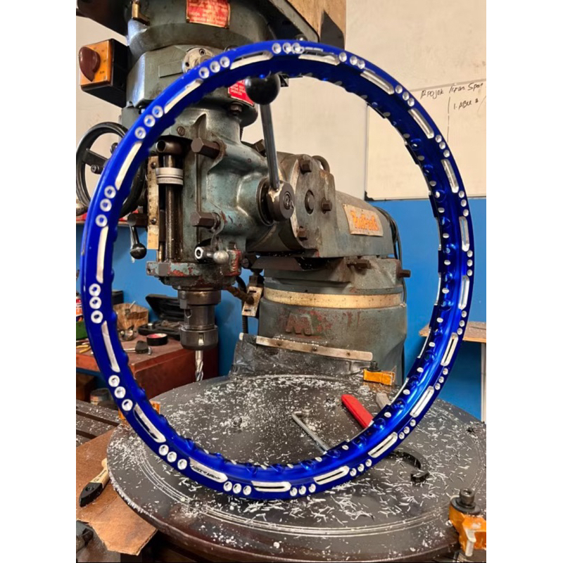 Velg v rossi biru coak bolong 140 ring 17