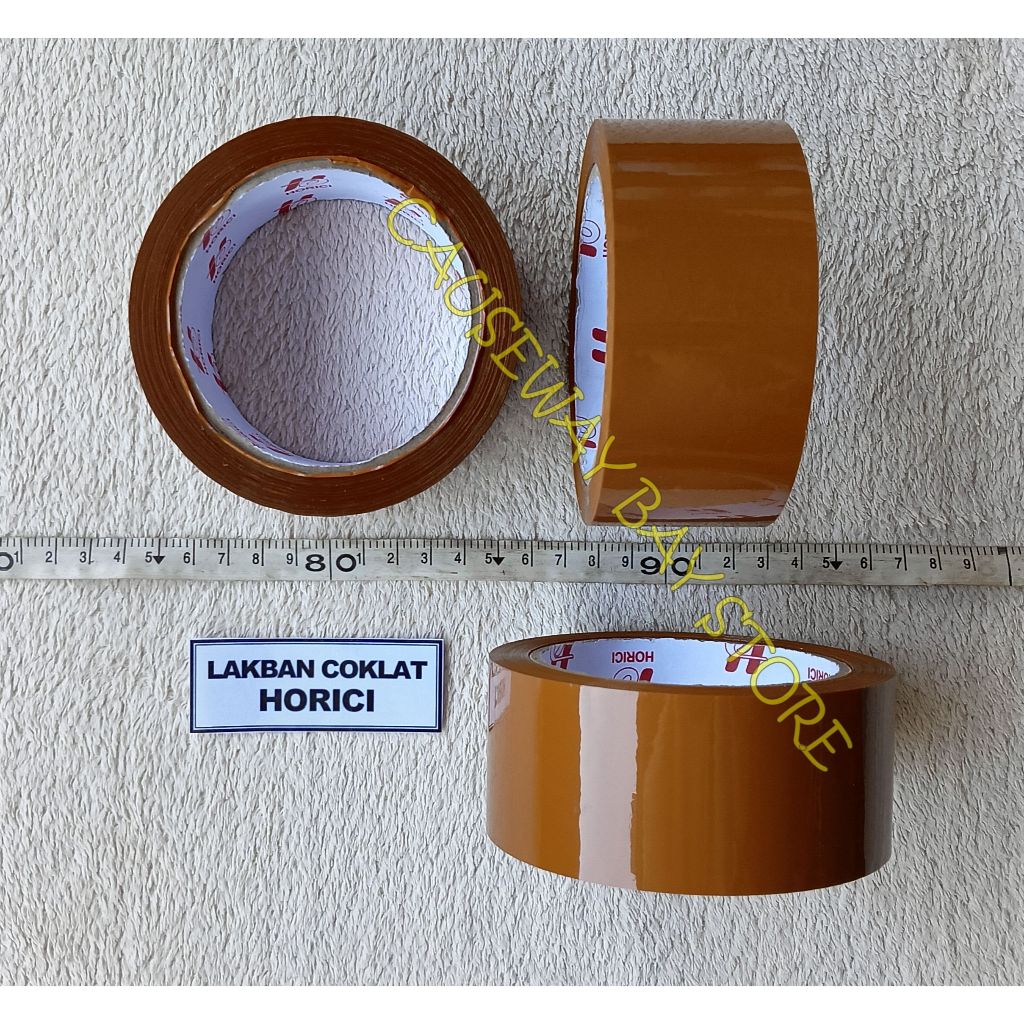 

Lakban COKLAT / OPP TAPE COKLAT HORICI