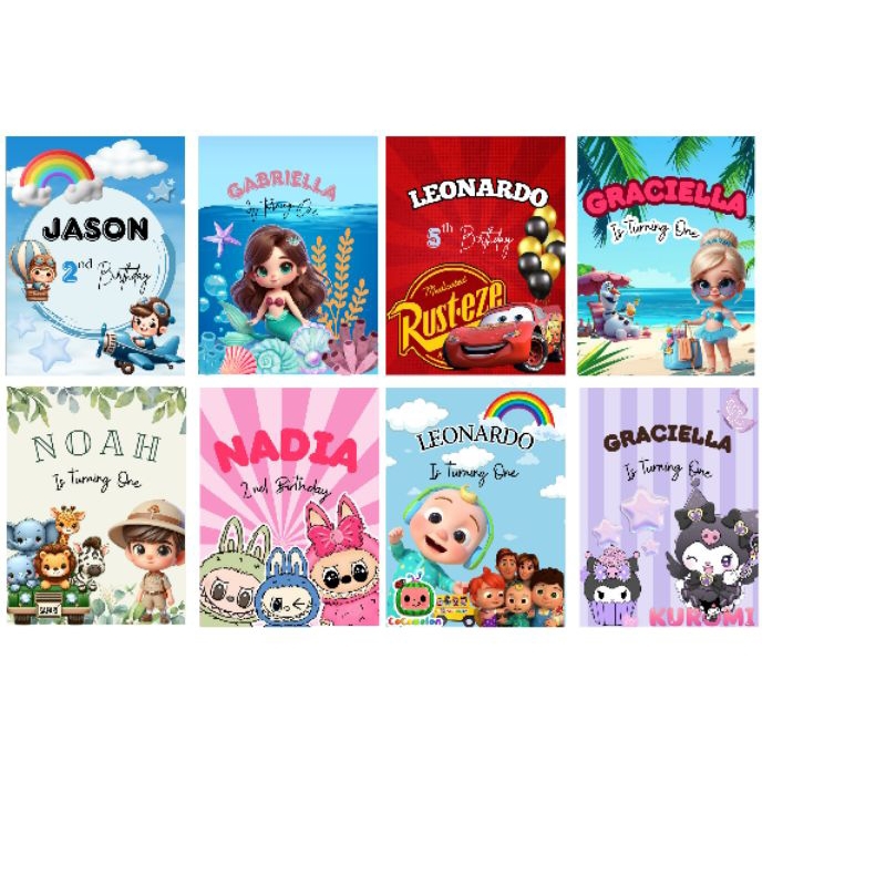 

hang tag,label birthday custom,hangtag ulangtahun anak