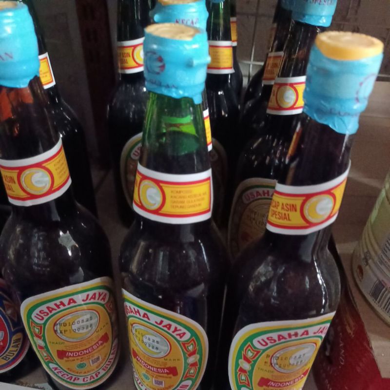 

Kecap Asin special cap bulan 620ml-asli kecap palembang