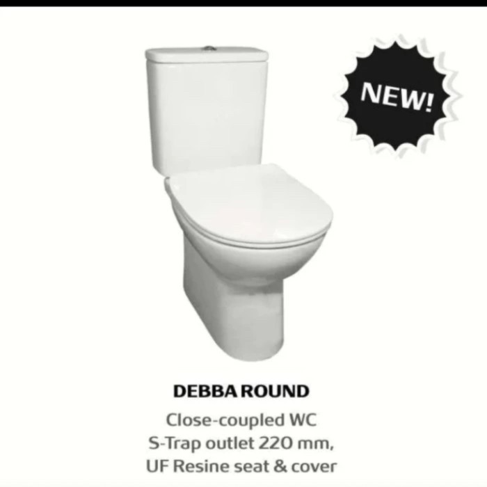 CLOSET DUDUK ROCA DEBBA ROUND RIMLESS CLOSET