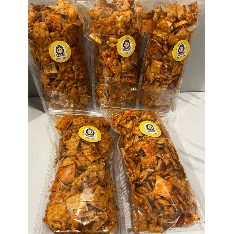 

Keripik Pangsit Renyah Gurih | Snack Kekinian Pedas Manis Camilan Viral