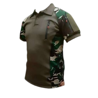 T-SHIRT COMBAT BDU SCUBA TANGAN PENDEK LORENG