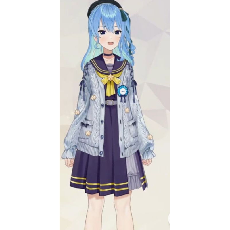 Hoshimachi Suisei Vtuber 192, seifuku only Costume Cosplay