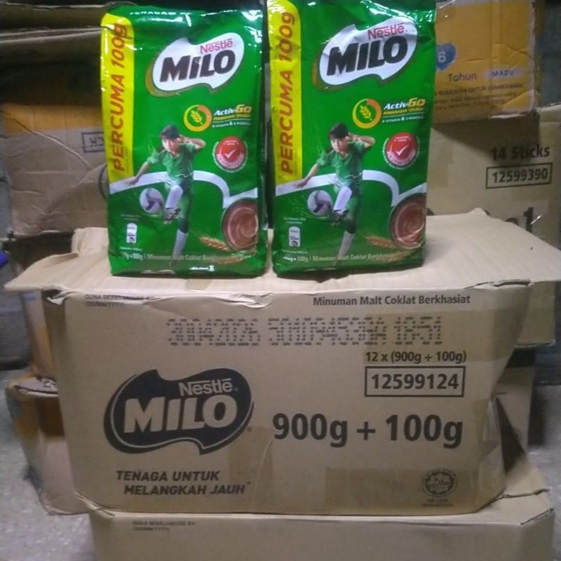 

produk tetangga MILO 900g+100g ORI