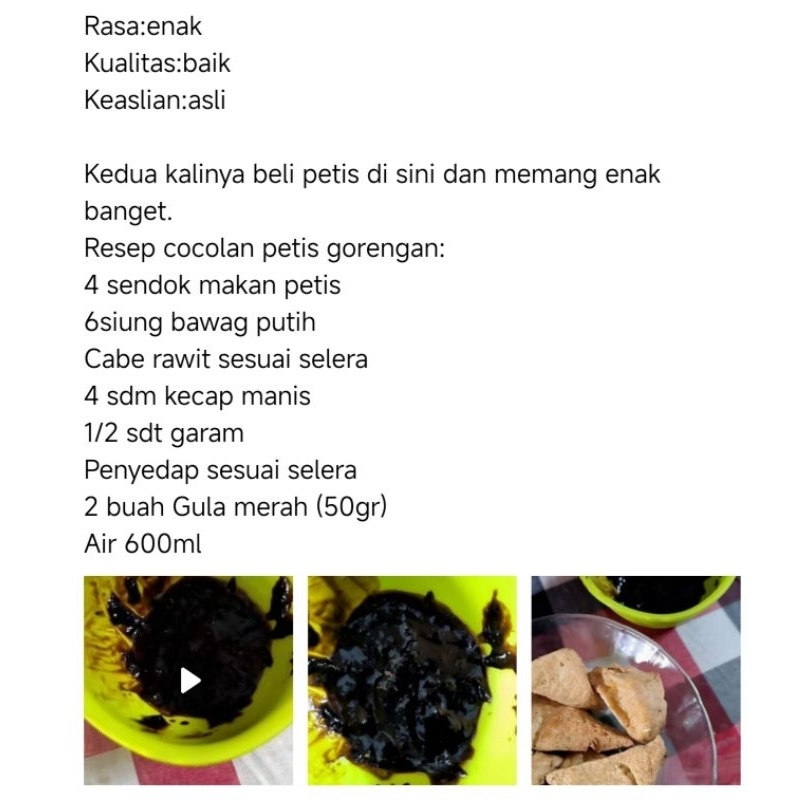 

2Xbtygneal Sakha Snack ) Petis Raja Udang Sidoarjo 1Kg Murni Sari Udang Tanpa Campuran Tepung