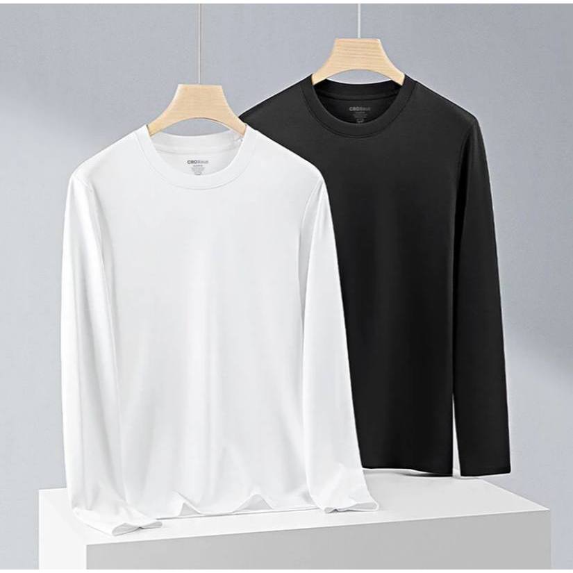 KAOS T-SHIRT PRIA LENGAN PANJANG