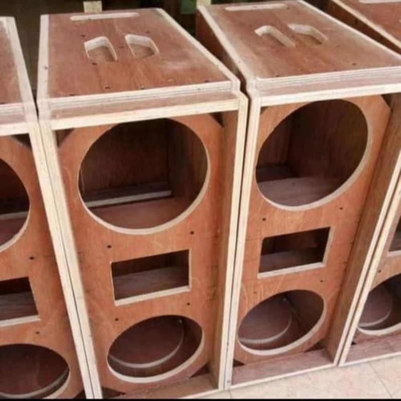 BOX SPEAKER 6 INCHI DAN 12 INCHI ARRAY DOUBLE TWEETER - 12 inchi