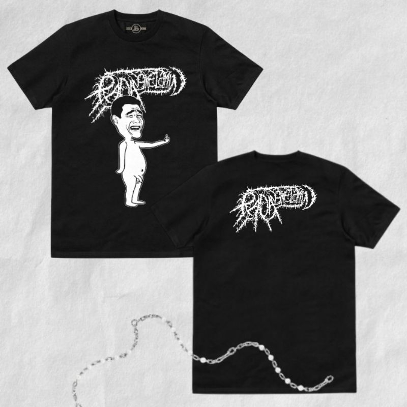 T-shirt Metal Kaos Band Radang Kelamin Premium Cotton Combed 30s