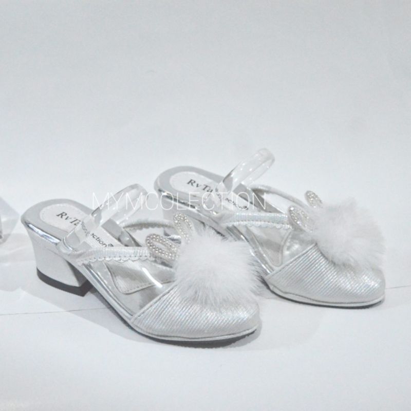 New SEPATU Anak Perempuan Tinggi Hak 5cm Highells Cewek Pesta Kondangan Terbaru Kualitas Import Mura
