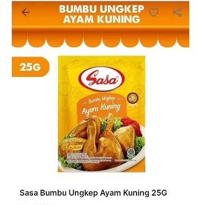 

Sasa bumbu ayam ungkep