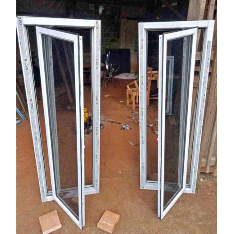 Jendela aluminium 100X50 CM Jendela Bovenli Jendela Casemen jendela mewah satu set tinggal pasang