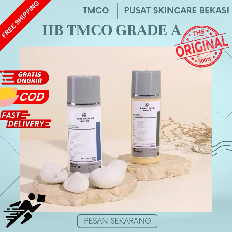 GRADE A HB TMCO PAKET BADAN LOTION BOOSTER PAGI DAN MALAM ( BEST SELLER ) GRADE A BY TMCO MENGANDUNG