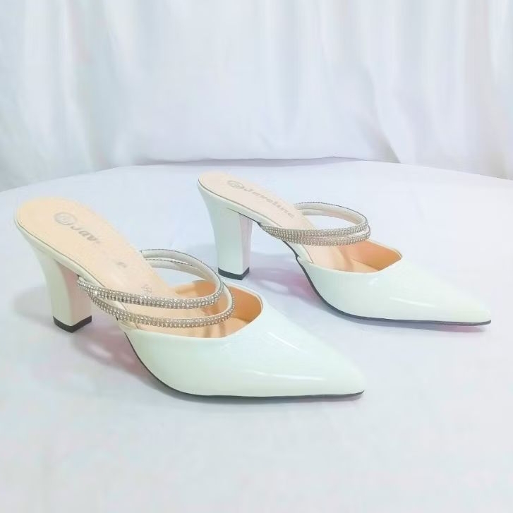 Javeline DAISY  Rockstud Heels 7cm // Sepatu  // Pansus //Pansus Tumit //Pansus Kerja //Pansus Kanto