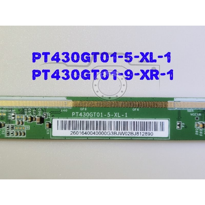 PAPAN TCON PT430GT01-5/PT430GT01-9 CABUTAN