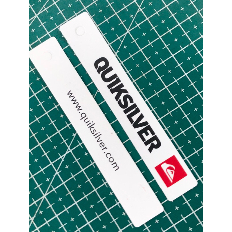 

QUIKSILVER LABEL TAG HANGTAG SUPER PREMIUM TEBAL 310GSM CO 1X DI KIRIM 600PCS