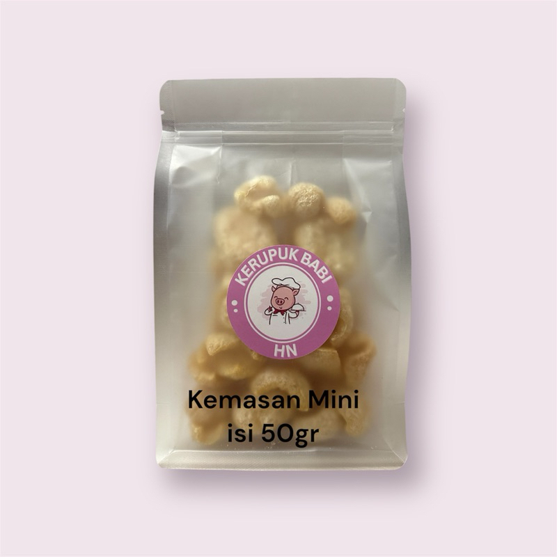 

Kerupuk Babi HN super enak kemasan mini 50gr(Non Halal)