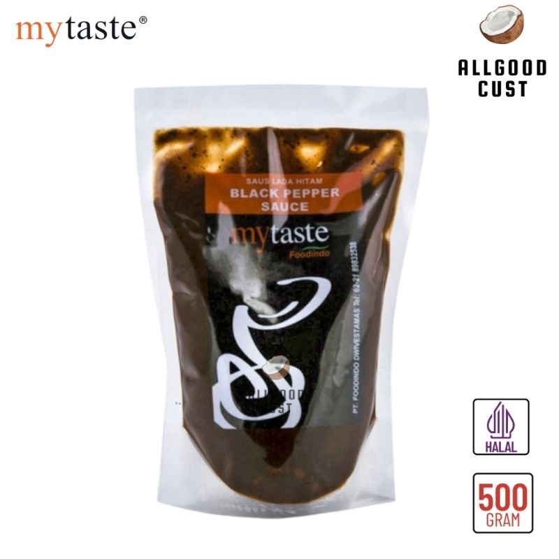 

Mytaste Black Pepper Sauce 500g / Saus Lada Hitam My Taste