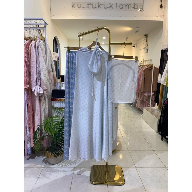 MUKENA | ku.tukuklamby | PRAYER SET MONOGRAM KU.TUKUKLAMBY