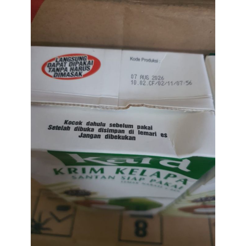 

KARA santan siap pakai 1L
