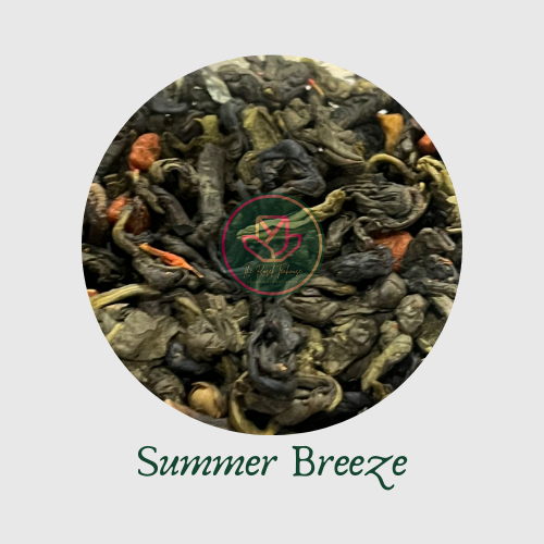 

Summer Breeze - Green Tea Based - Artisan Tea Blend - The Rosel Teahouse Rp10.924