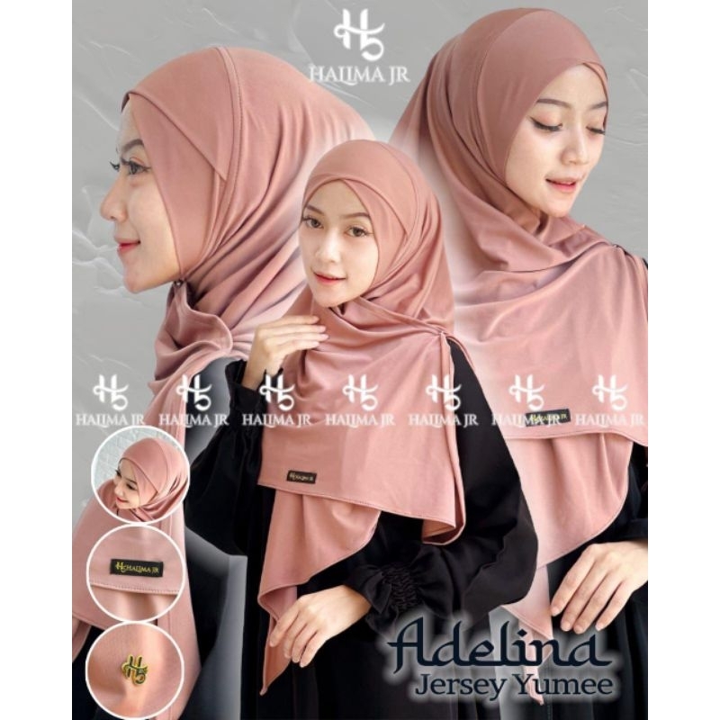HALIMA _ HIJAB INSTAN ADELINA / SEGI TIGA INSTAN SILANG ADELINA / S3 INSTAN HALIMA