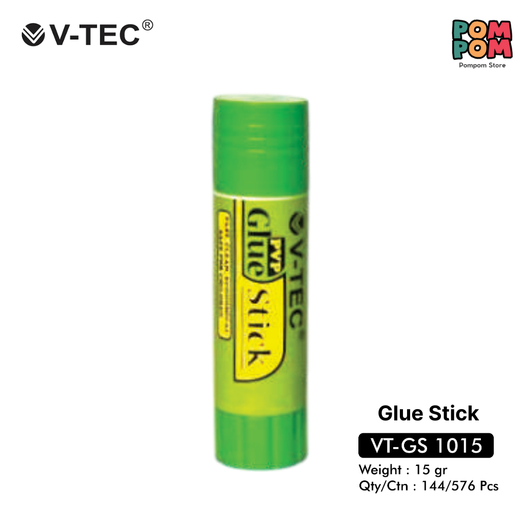 

Glue Stick V-Tec 15gr Lem Kertas Batang V-Tec VT-GS 1015