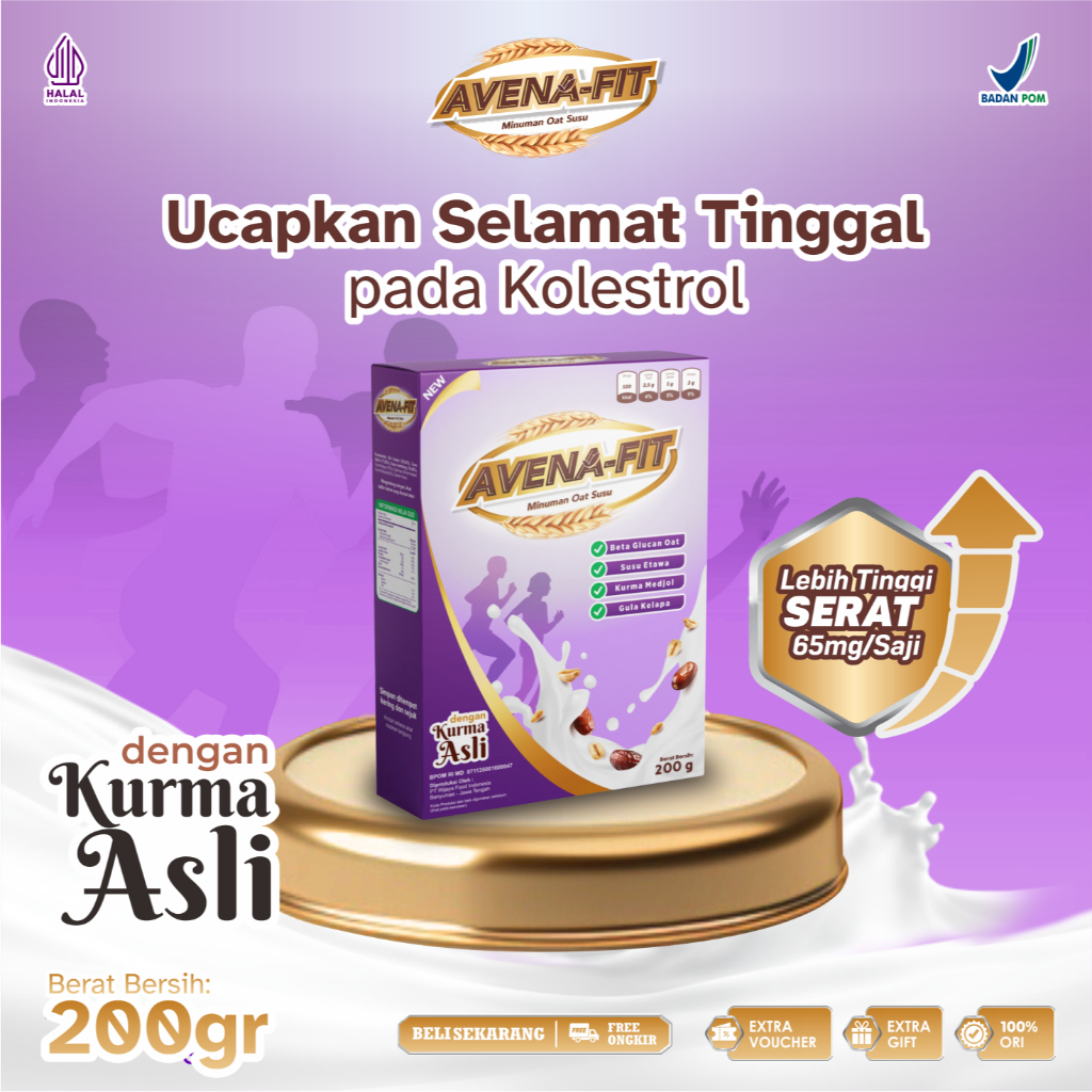 

Avenafit minuman sereal oat susu kambing ATASI kolesterol diabetes jantung konorer