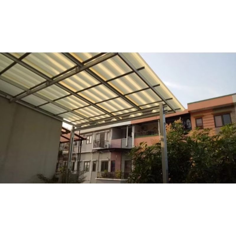 Atap UPVC Alderon 830 dobel layer semi translucent/meter