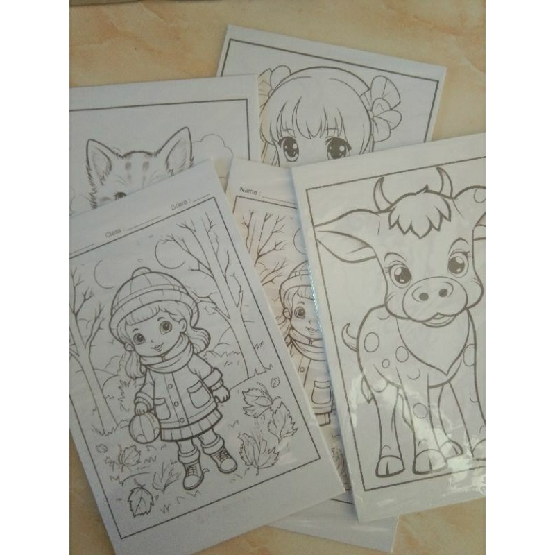 

Cute Animal Girl Vol 1 - Kertas Mewarnai Ukuran A5 80 Gsm