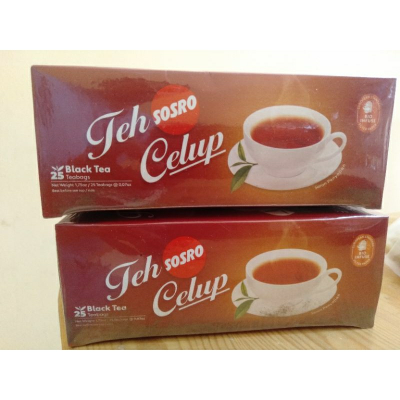

Teh Celup Sosro Black Tea Isi 25 Bags