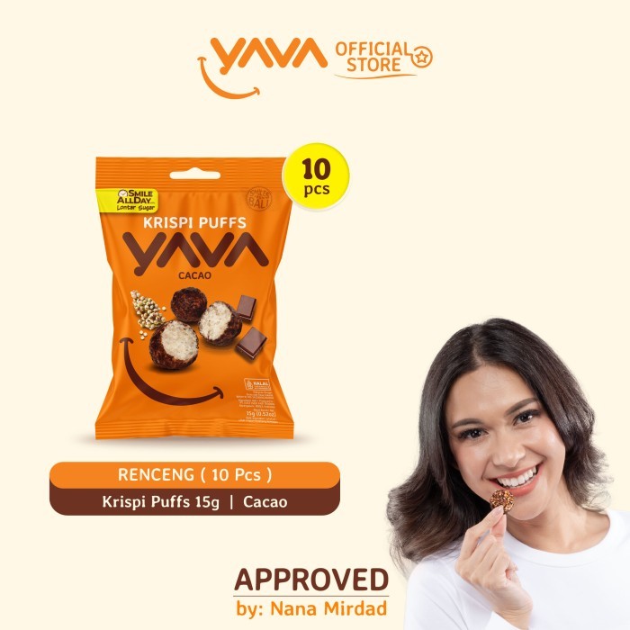 

YAVA Krispi Puffs Cacao ( 10 x 15g )