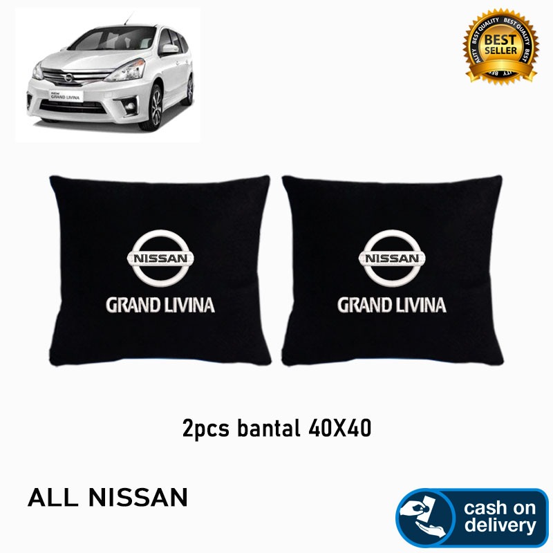 {ready stock} bantal mobil nissan grand livina aksesoris interior mobil nissan grand livina all niss
