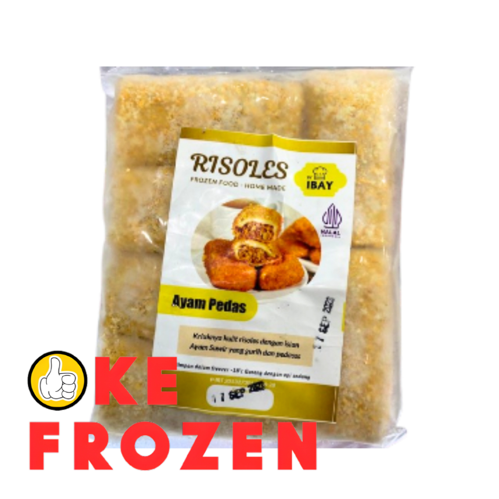 

RISOLES IBAY AYAM PEDAS ISI 6/RISOL ISI SIAP MASAK