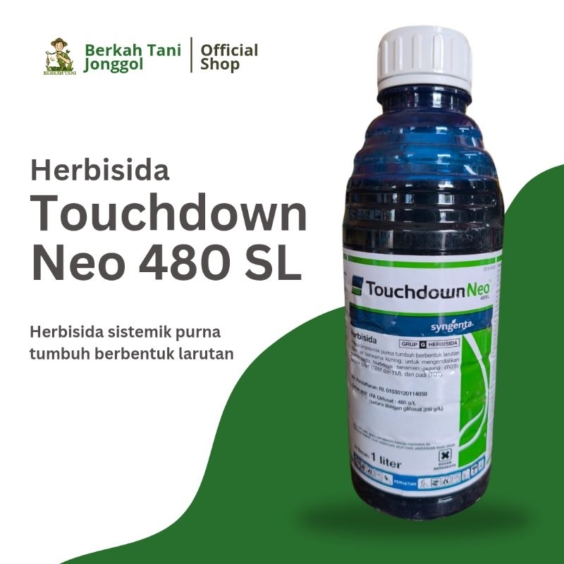 Herbisida Sistemik Purna Tumbuh TOUCHDOWN NEO 480 SL isi 1 L - Syngenta - Tanaman, Kuning